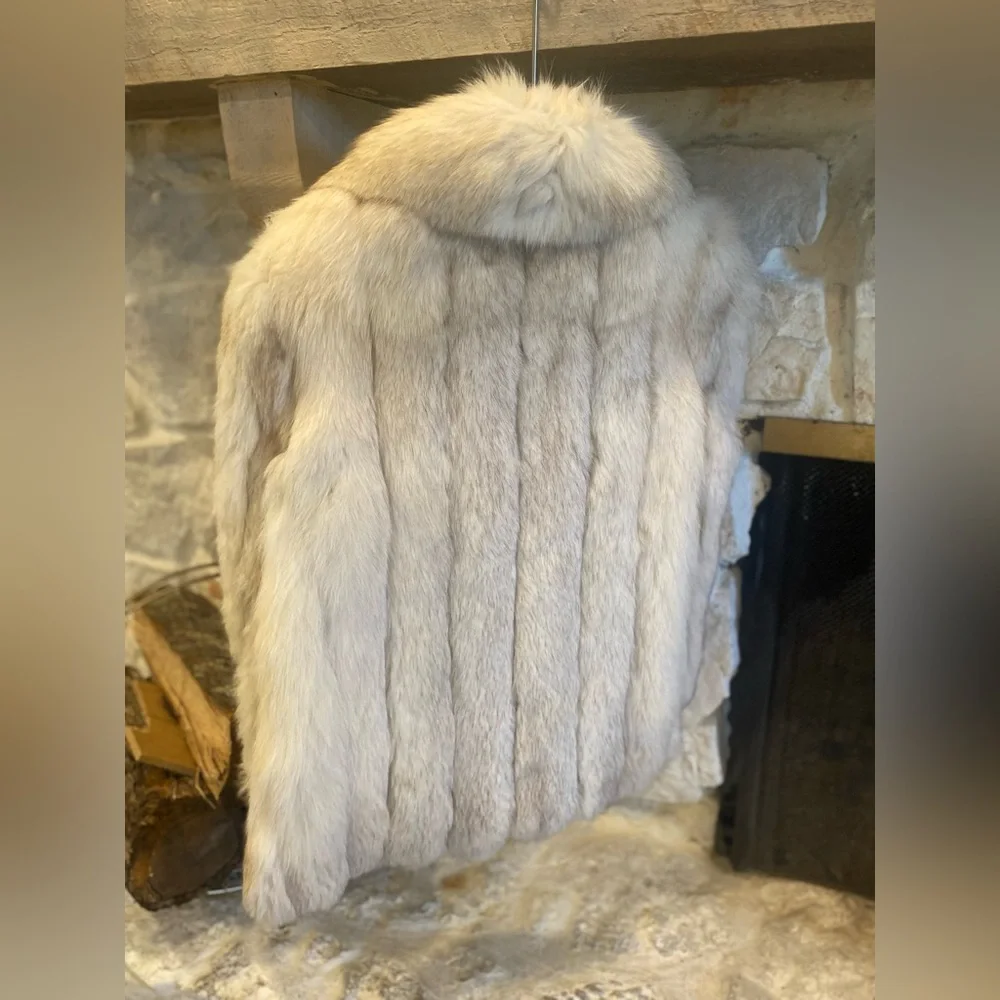 Robert Sidney Fine Furs Luxurious Cream Teddy Jacket - Picture 4 of 9